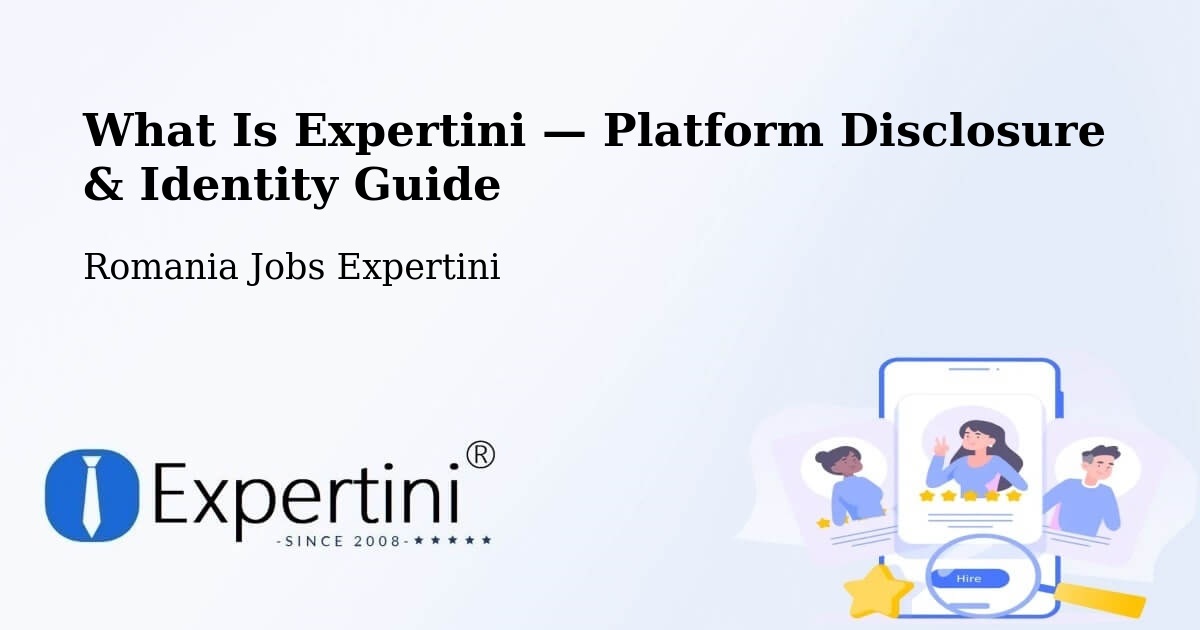 What Is Expertini — Platform Disclosure & Identity Guide – Caţa